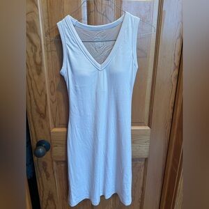 OGL Sleeveless V-Neck A line dress in pale pink NEW